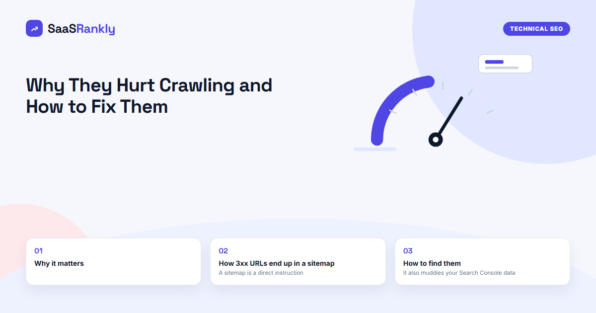 3xx Redirects in Your Sitemap: Why They Hurt Crawling and How to Fix Them