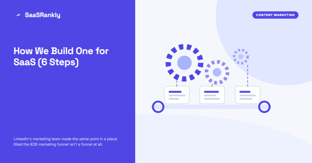 B2B Content Marketing Funnel: How We Build One for SaaS (6 Steps)