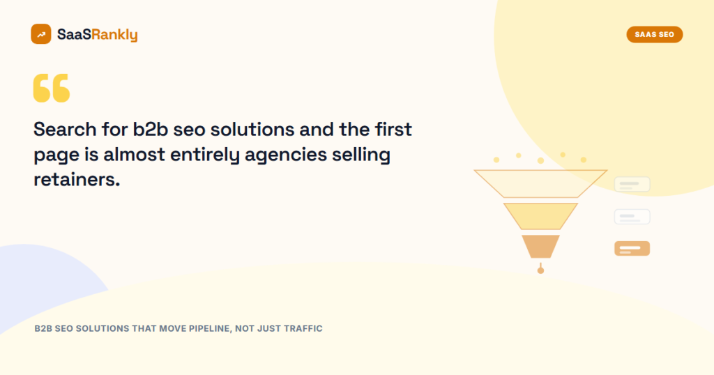 B2B SEO Solutions That Move Pipeline, Not Just Traffic