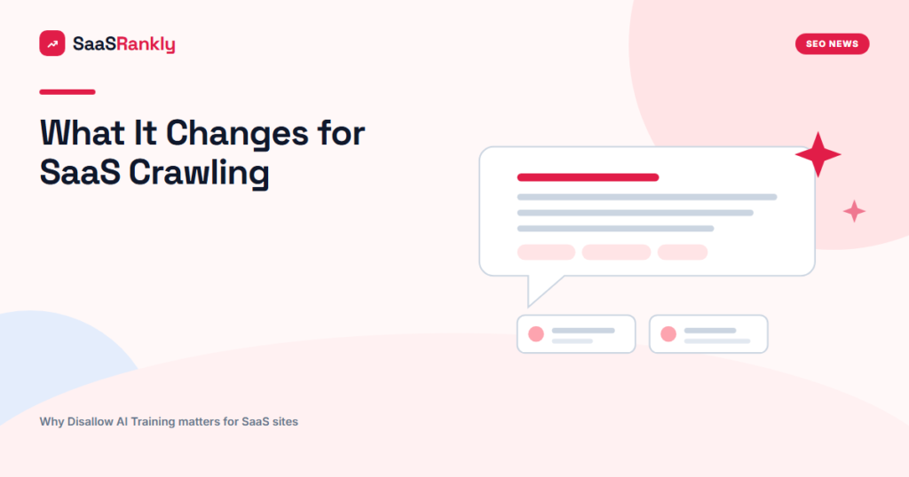 Cloudflares Disallow AI Training Setting: What It Changes for SaaS Crawling