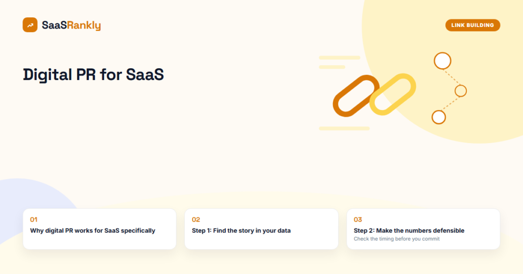 Digital PR for SaaS: How to Earn Links From Journalists and Industry Sites Without a PR Agency