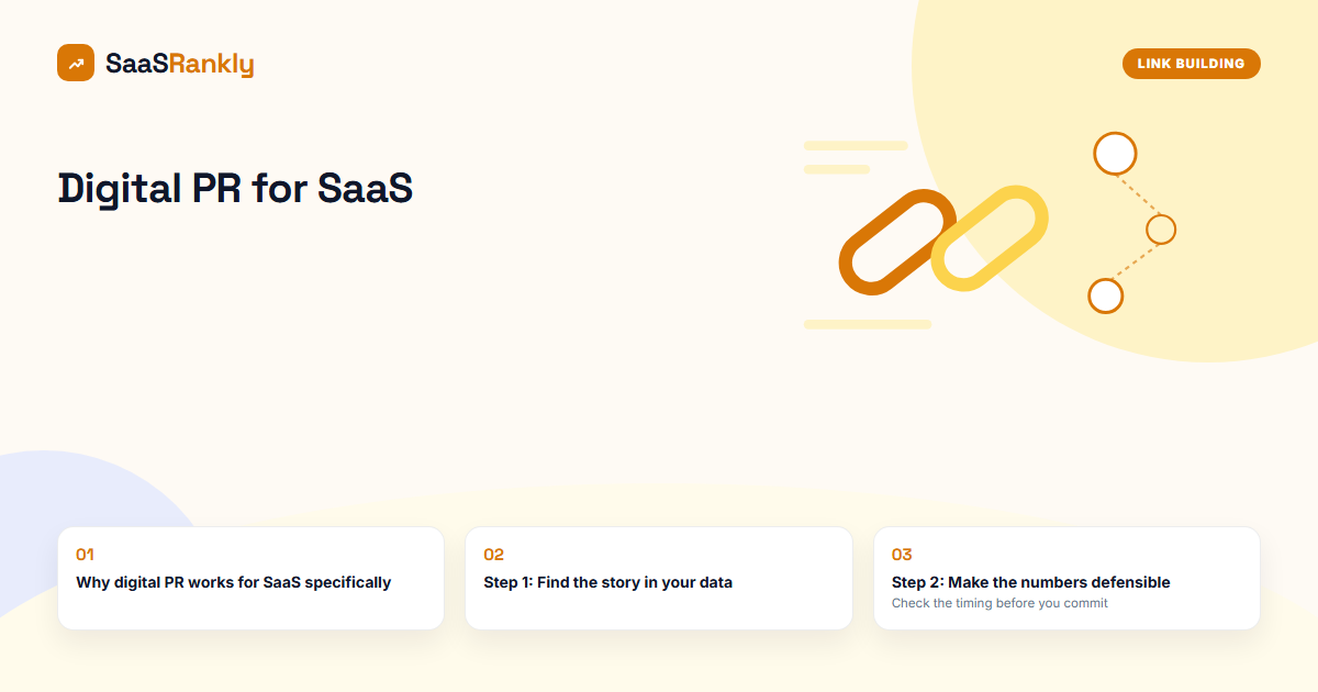 Digital PR for SaaS: How to Earn Links From Journalists and Industry Sites Without a PR Agency