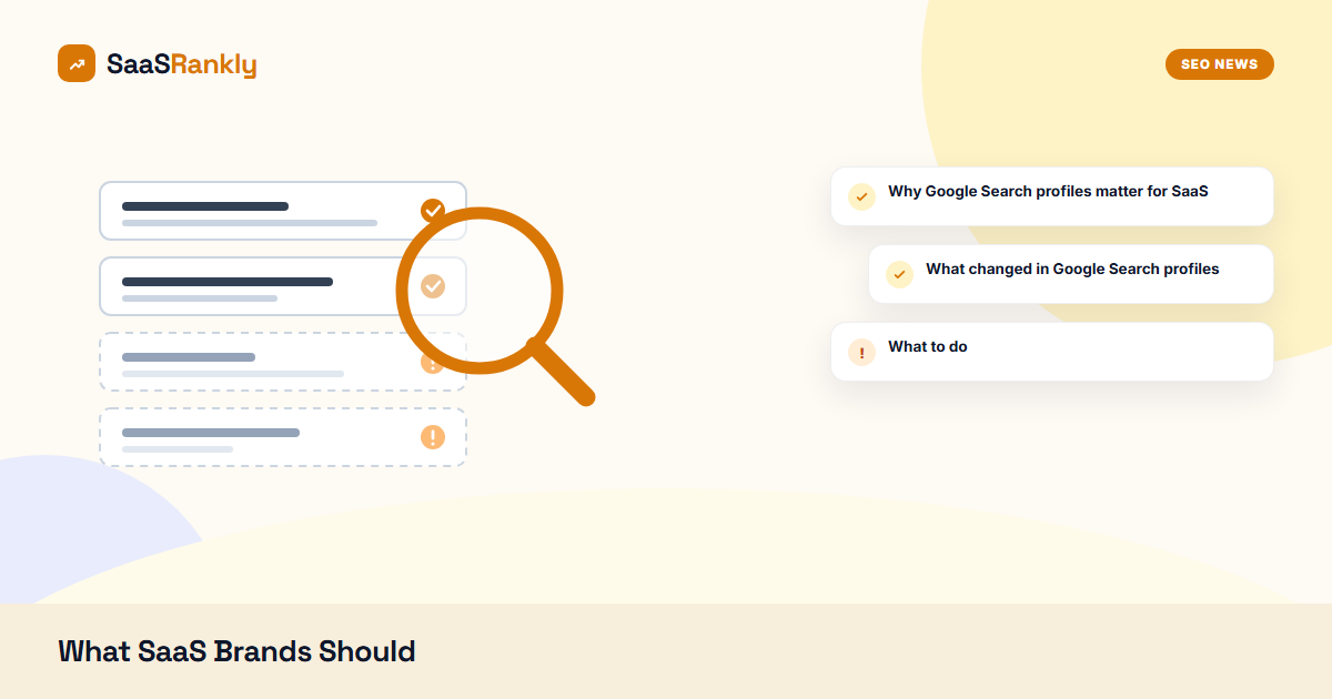 Google Search Profiles Now Open at 10,000 Followers: What SaaS Brands Should Do