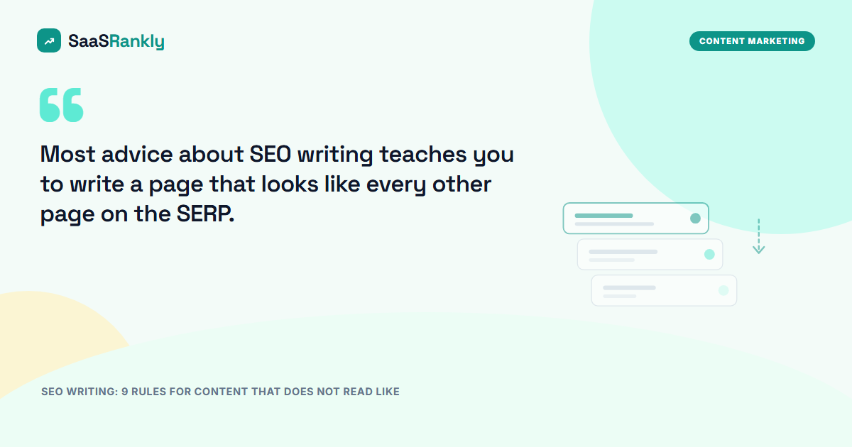 SEO Writing: 9 Rules for Content That Does Not Read Like a Template