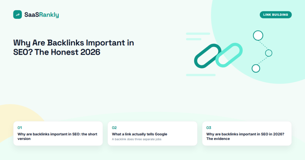 Why Are Backlinks Important in SEO? The Honest 2026 Answer