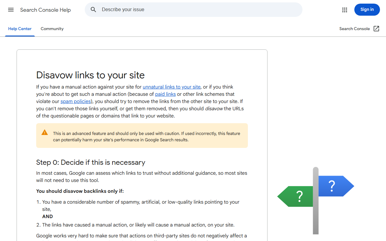 Google disavow links tool documentation, the only cleanup route after tiered link building