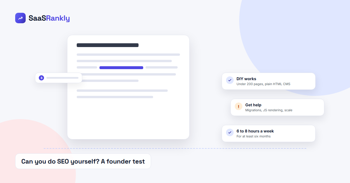 can you do seo yourself