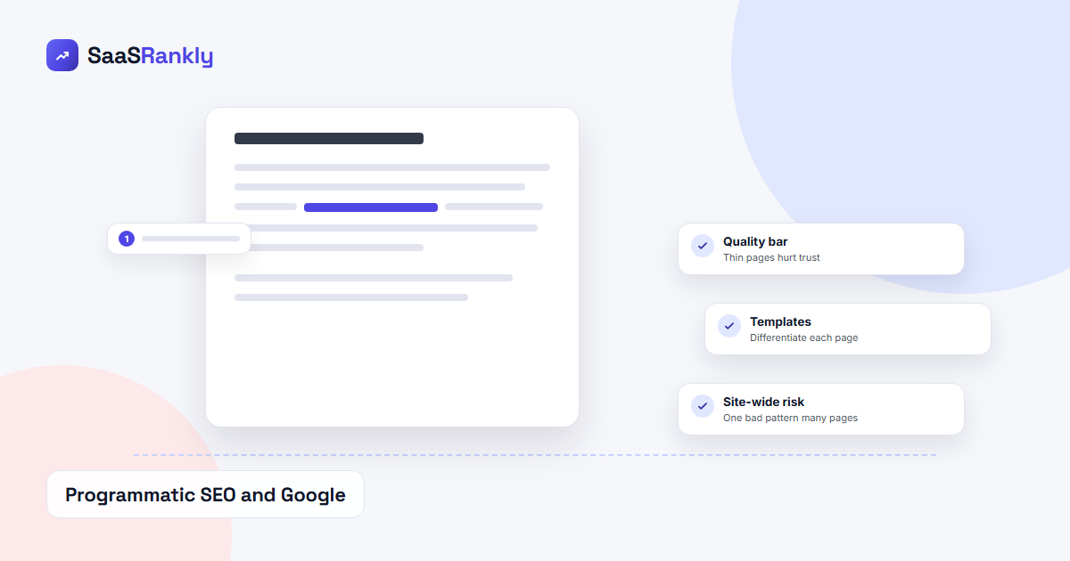 Programmatic seo google