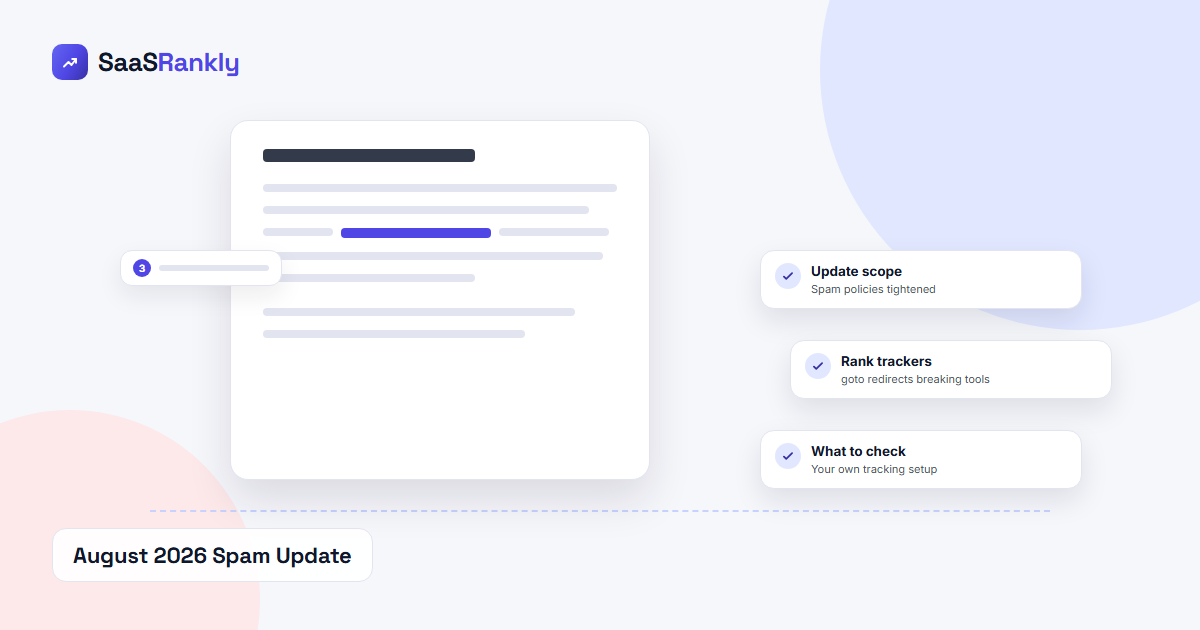 August 2026 spam update