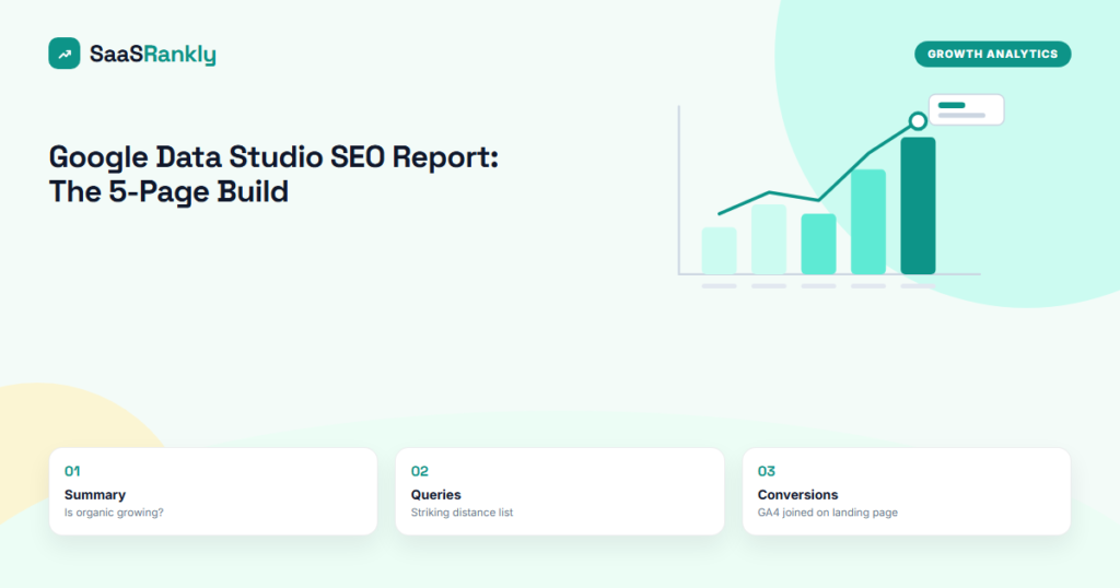 google data studio seo report