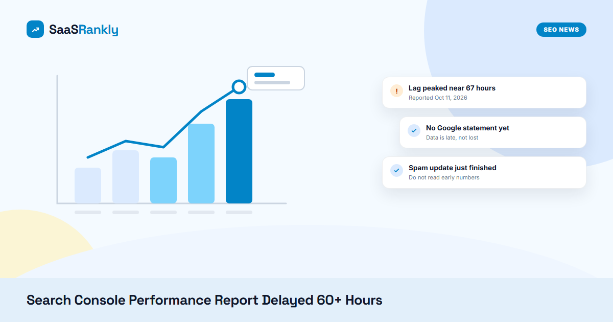 Search Console performance report